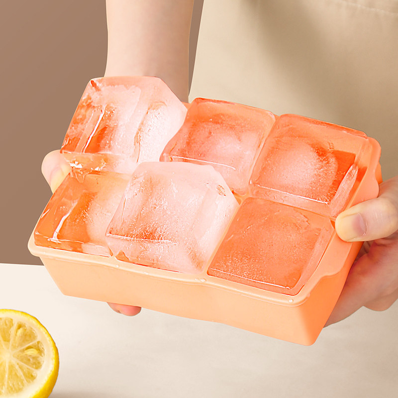 速发大制块模具冻冰格冰冰盒家用自制硅冰块的神器级软做胶食用冰