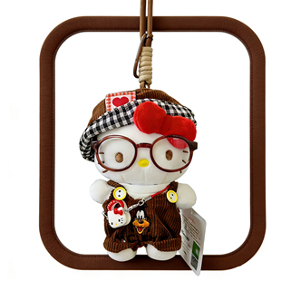正版hellokitty包挂件kt猫公仔挂饰凯蒂猫毛绒玩偶钥匙扣闺蜜礼物