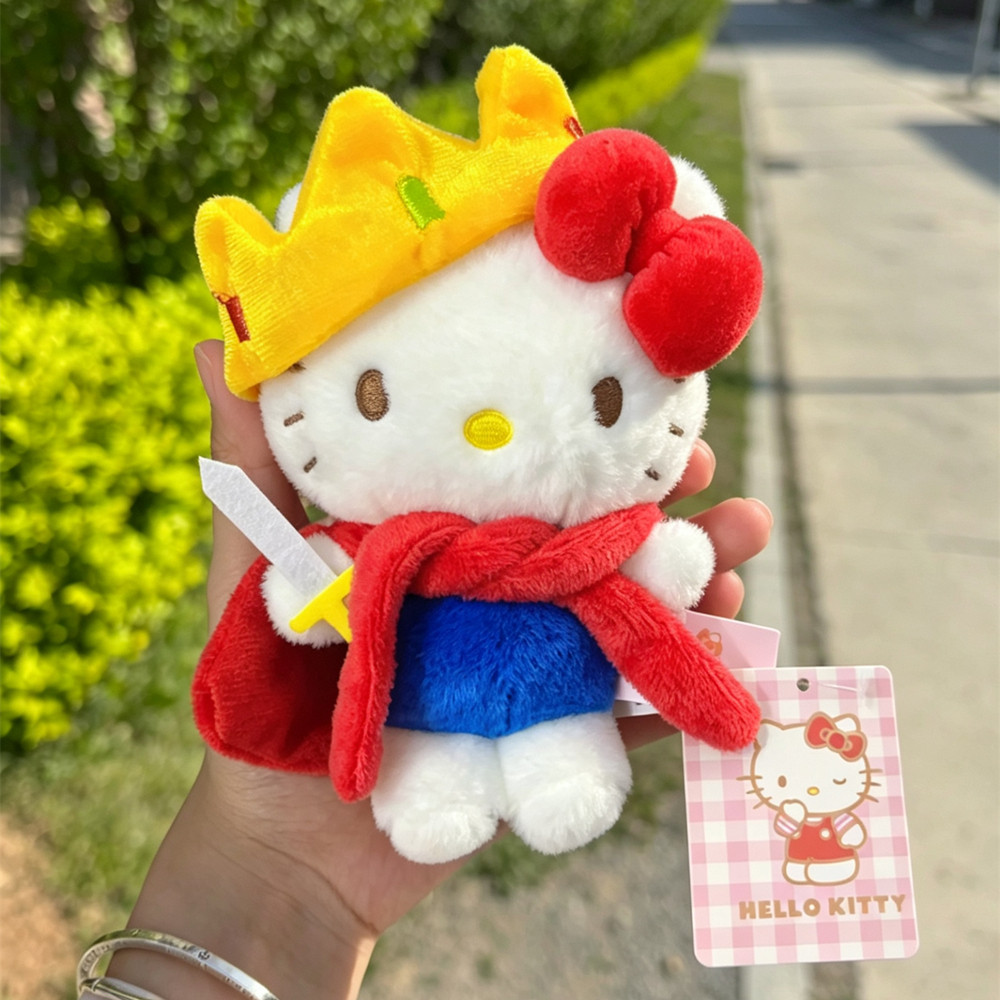 正版HelloKitty王子包包挂件KT猫书包挂饰公仔钥匙扣凯蒂猫玩偶女