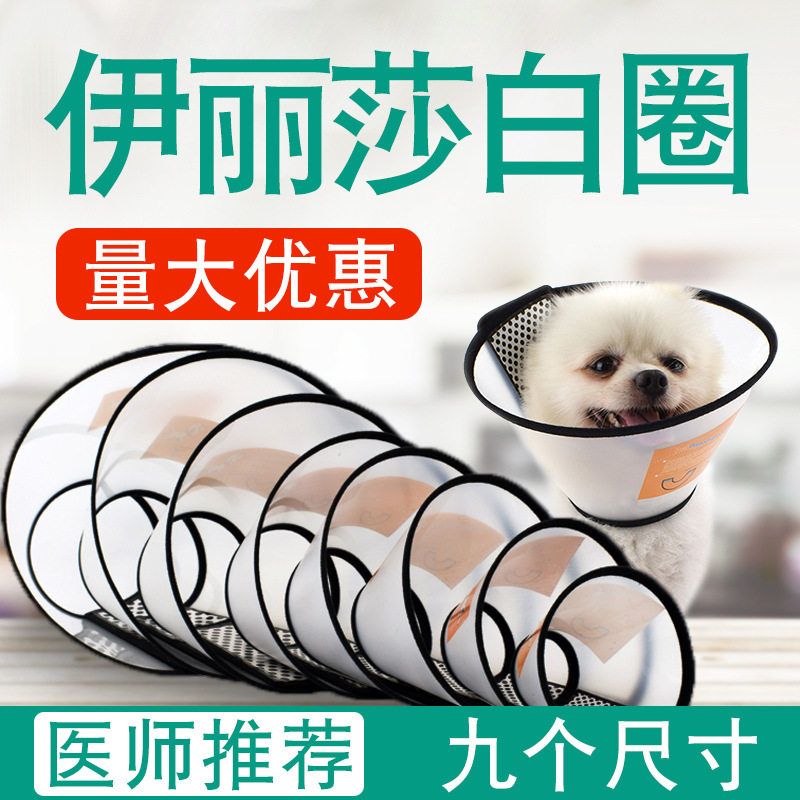 宠物防护用品厂家 猫咪狗狗伊丽莎白圈 狗狗防咬脖圈美容头套