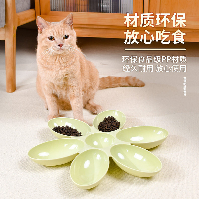 花瓣多流浪猫猫咪用品喂食碗狗碗小猫幼犬食盆幼猫专用猫碗奶猫猫