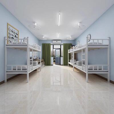 77752双层宿舍工人两床上下高铁低铁架床地工学生层床双人艺儿