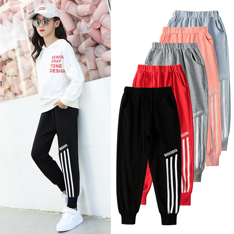 春秋新款女童休闲长裤图片