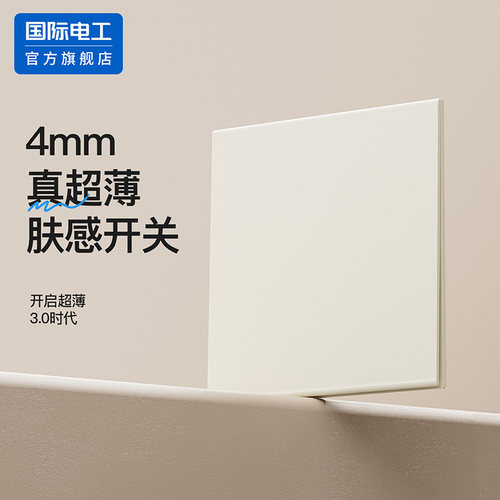 国际电工官方正品至臻肤感开关