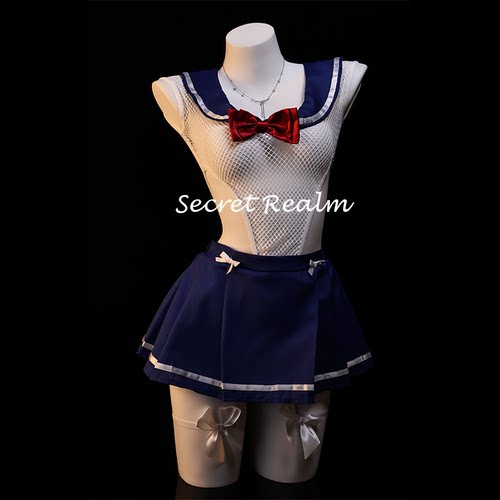 秘境「星辉银网」性感睡裙jk制服cos学院水手服镂空纯欲女仆qqny