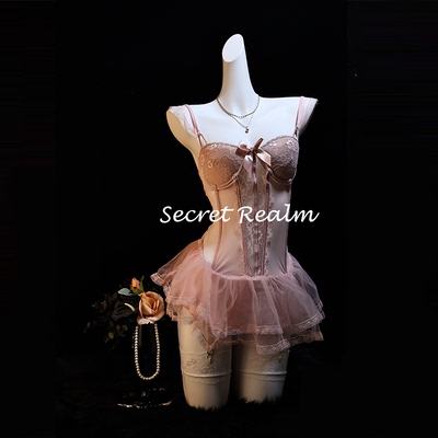 秘境性感御姐纯欲风带胸垫睡裙