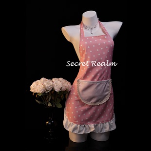 秘境「粉雪摇铃」性感女仆cos制服套装 可爱挂脖睡裙诱惑纯欲qqny