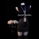 秘境「私人秘书」性感睡裙秘书制服内衣情调诱惑连体裙纯欲风qqny