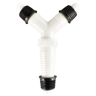 下水管软管转接头洗衣机面盆水槽排水管三通直通对接头延长加长管