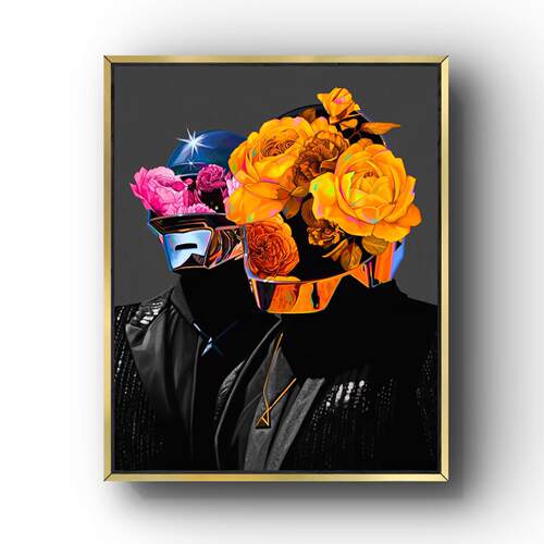 DaftPunk周边艺术挂画蠢朋克