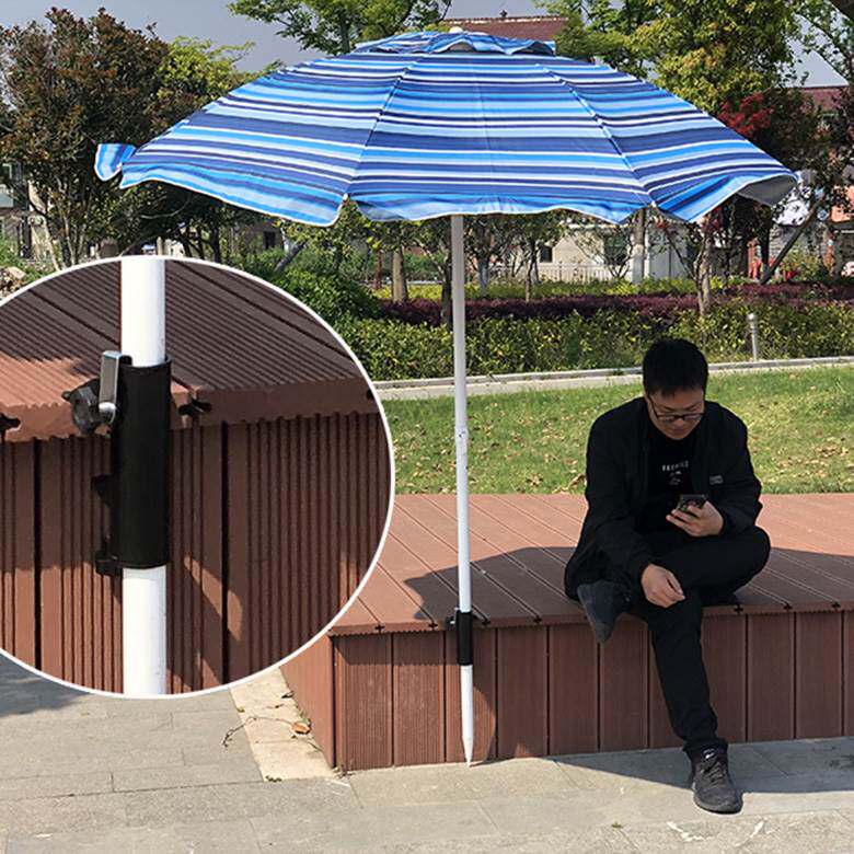 遮阳伞固定卡扣太阳伞三轮车户外摆摊雨伞小货车专用固定器支架