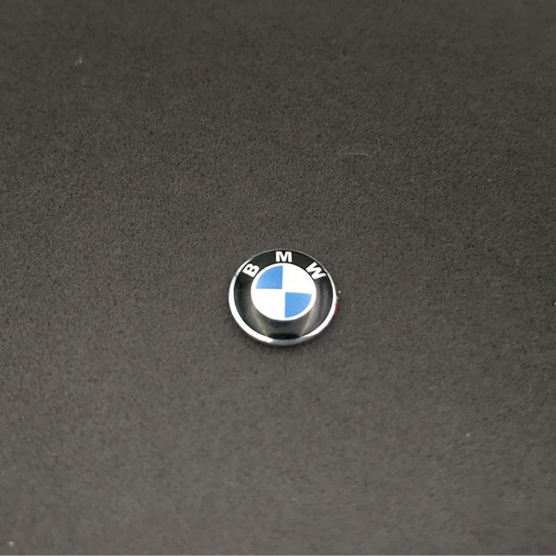 适用于老款宝马E46/E60/3系5系X3X5钥匙上车标 宝马11mm水晶车标
