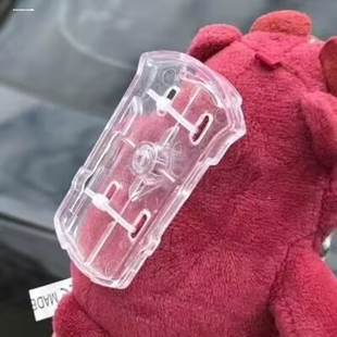 车顶装 饰玩偶亚克力车尾公仔卡扣 饰玩偶适配无牙仔底座汽车外部装