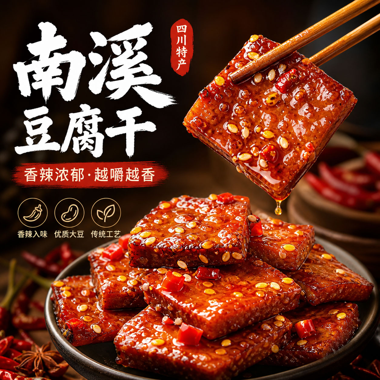 复购率超98%南溪豆腐干
