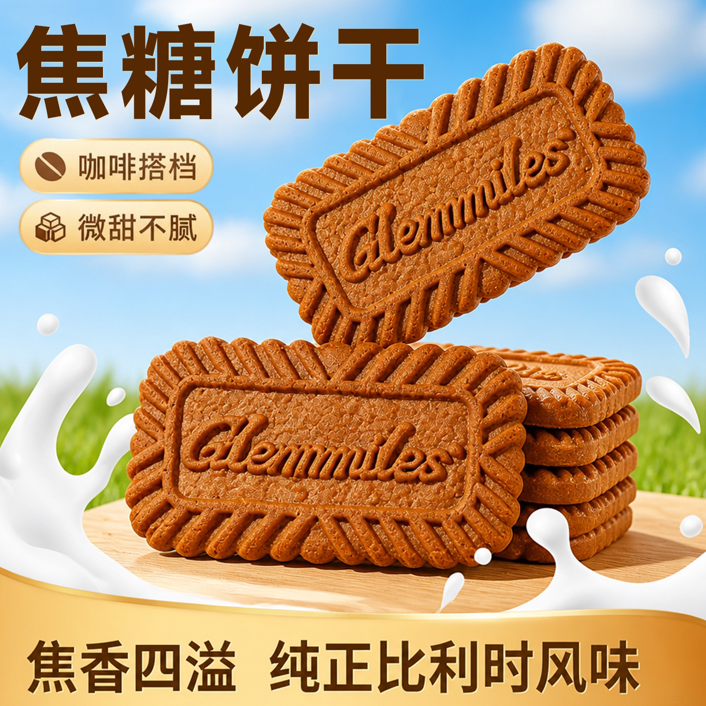 累计卖出超1亿包焦糖饼干