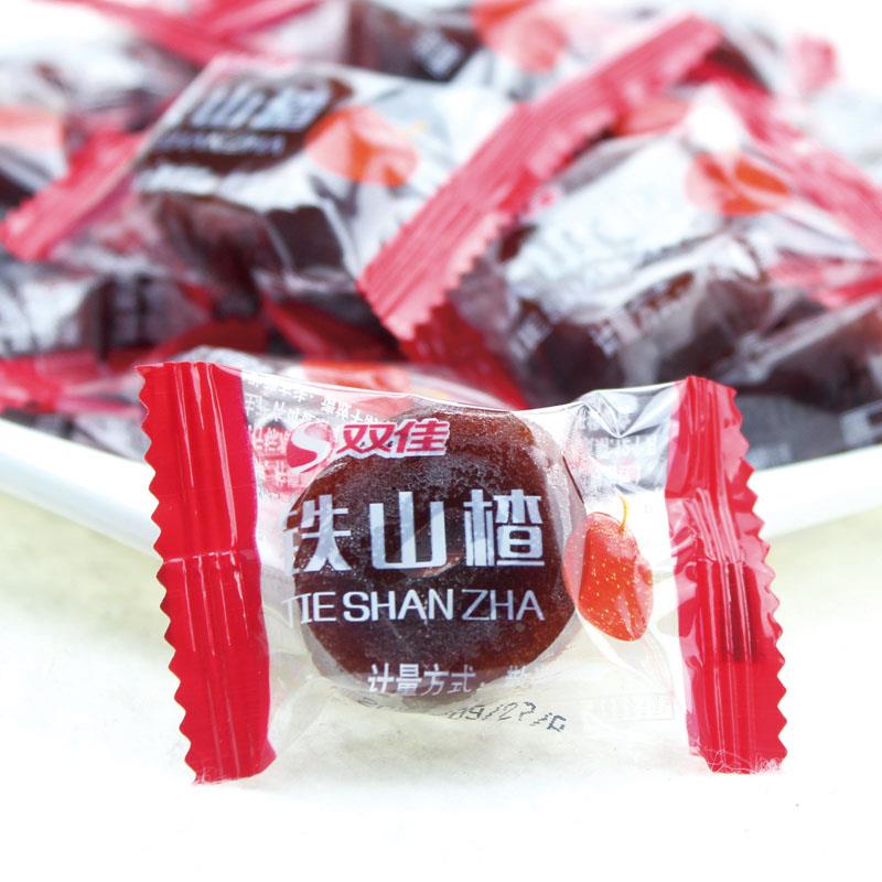 双佳铁山楂卷片条果丹皮独立小包散装蜜饯酸甜儿童零食果脯摆茶盘