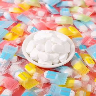 无糖薄荷糖有情绪混合口味劲清新口气海盐含片网红糖果提神零食