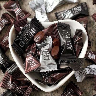 COFFEECANDY咖啡糖特浓糖果榛子黑咖原味即食咀嚼糖盒装