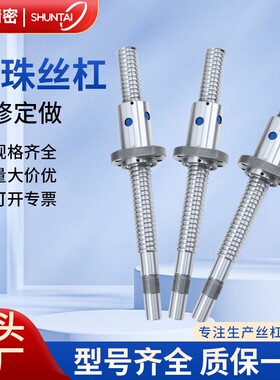 南京源头厂家滚珠丝杠精密研磨单双螺母维修重载机床滚珠丝杆