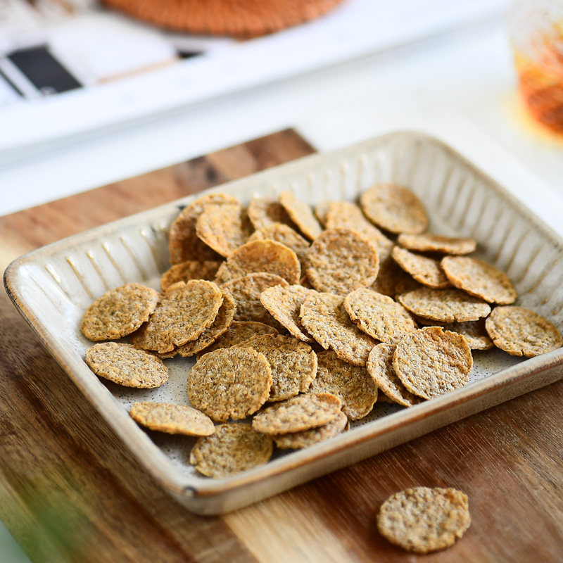 荞麦脆片350g杂粮谷物荞麦片酒店早餐健身代餐休闲零食烘焙非油炸