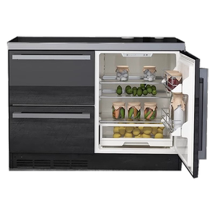 198L台下嵌入式冰箱卧式家用内嵌橱柜变频风冷抽屉式矮柜冷藏冷冻