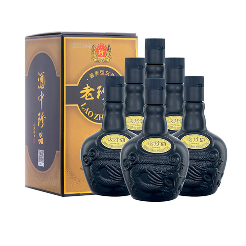 【假一赔十】珍酒老珍酒大曲酱香型白酒53度纯粮酿造500ml*6 原箱