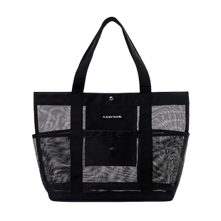 沙滩游泳包手提洗漱网兜包便携式大容量泳衣收纳袋健身运动单肩包