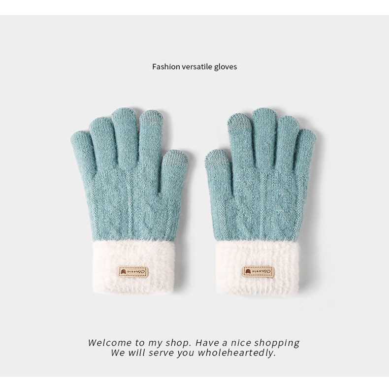 双层加绒加厚可爱手套女仿貂毛保暖骑车防风学生冬季男五指套分指,服饰配件/皮带/帽子/围巾,手套,淘宝优惠券,粉丝福利购,淘宝优惠卷
