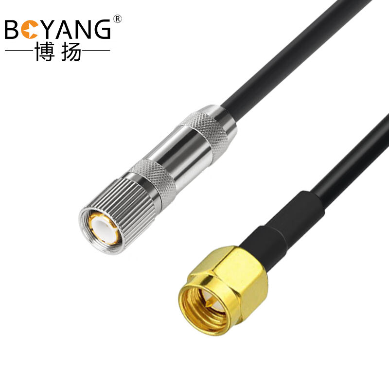 博扬电力调度电话线L9-SMA用RG58/SYV50-3同轴线8米BY-RG58-L9/SM