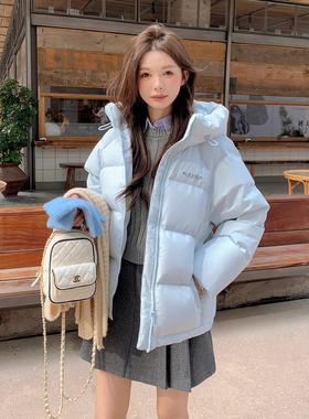 cv凸乆鸟羽绒服95白鸭绒女短款2025年新款爆款加厚小个子连帽冬季