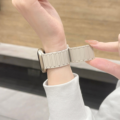 明星同款watchd2拼色柔软女表带