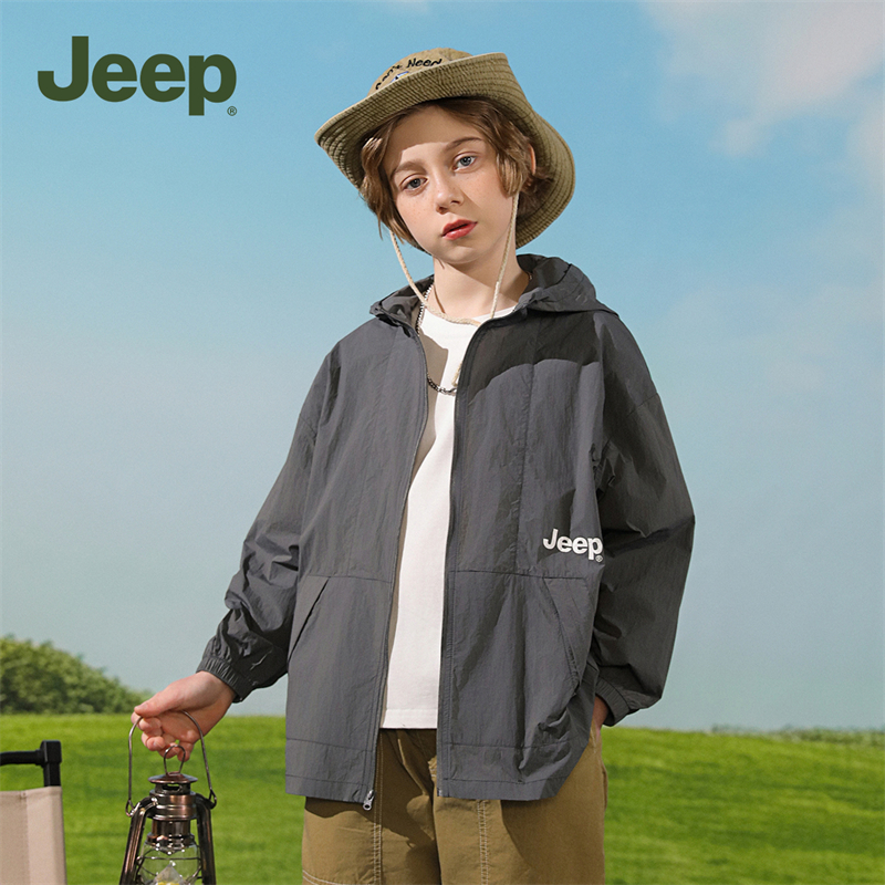 皮肤Jeep吉普儿童防晒衣2025新款