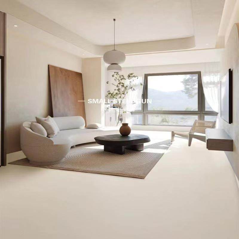 拉车套罩SPC石塑锁扣木地板纯色奶油侘寂风家用微水泥PVC石晶卡扣,收纳整理,桌面收纳盒,淘宝优惠券,粉丝福利购,淘宝优惠卷