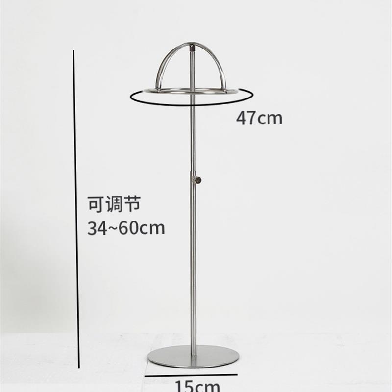 铁艺帽子架托家用店铺陈列架道具帽子托架落地展示架帽架帽托模型