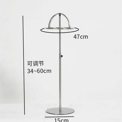 铁艺帽子架托家用店铺陈列架道具帽子托架落地展示架帽架帽托模型