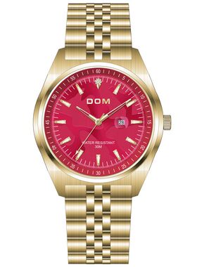 DOM腕表 火龙果系列夜光日历女表G-1782G-4M