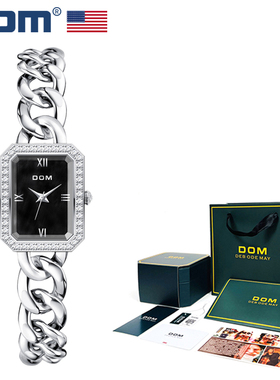 新1DOM腕表 坚守139道生产工序 时尚满天星防水石英女表