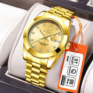 DOM联名JM腕表 气质经典日历石英防水男士手表K1039