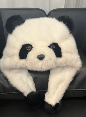 成都旅游纪念品经典熊猫款帽子冬