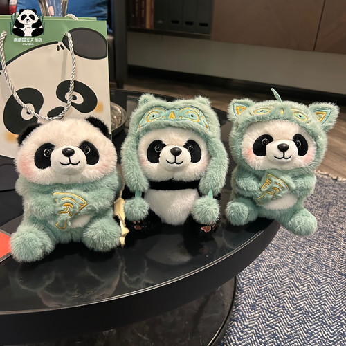 成都三星堆伴手礼熊猫礼物公仔
