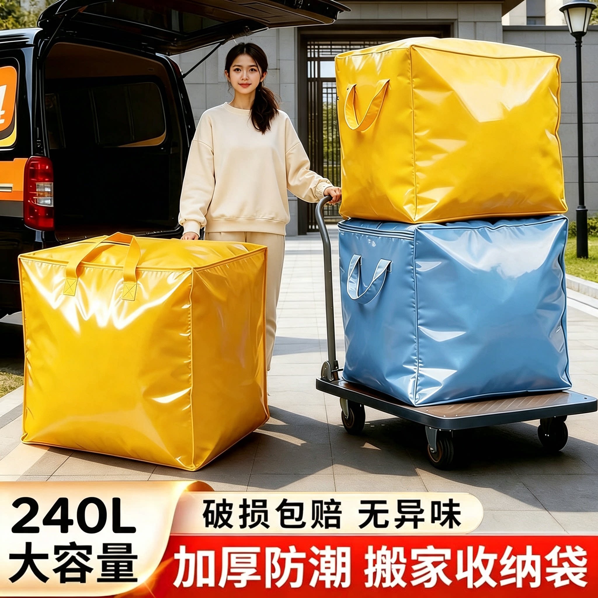 大容量加厚防水耐用搬家收纳袋