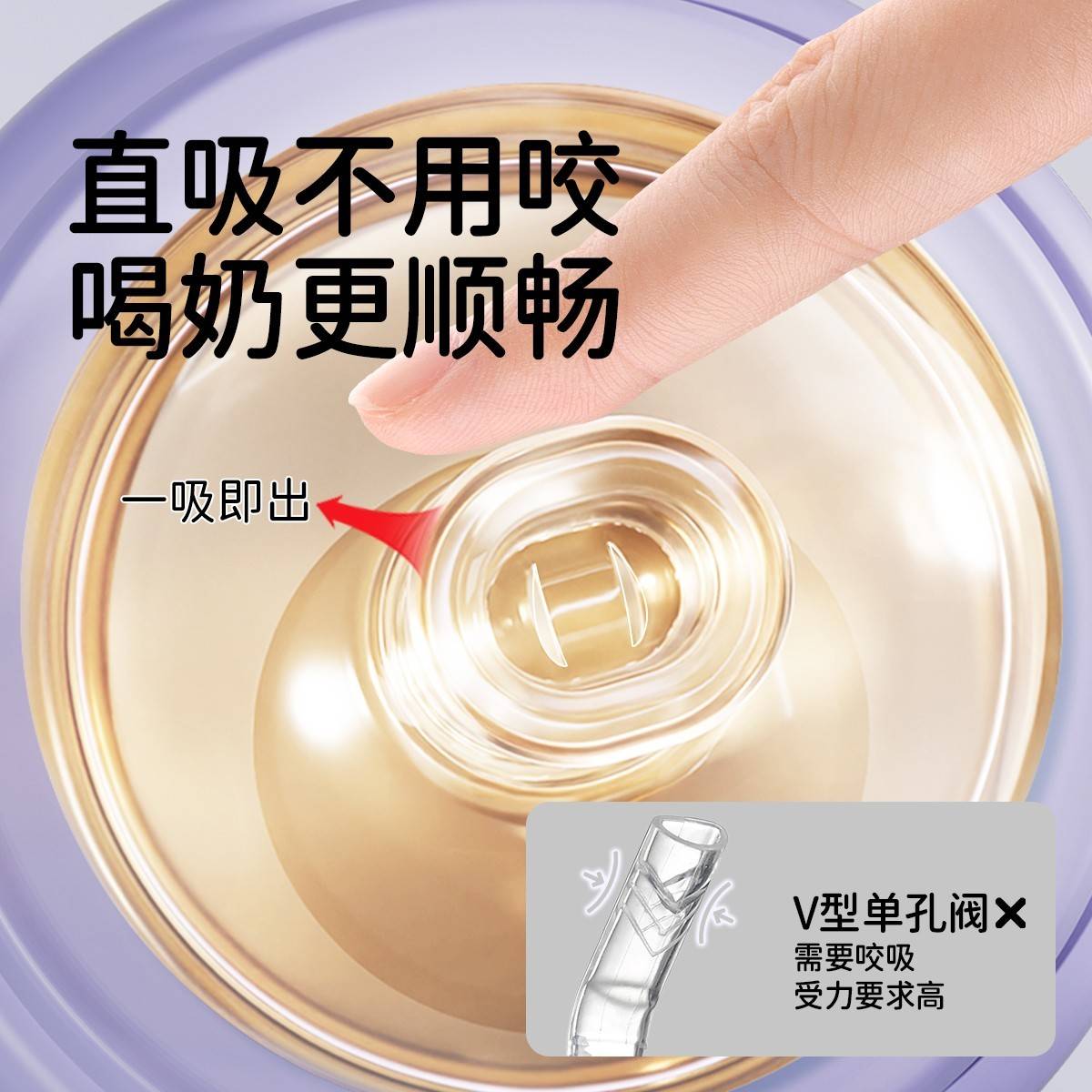 OR上I管N杯奶宝瓶一3岁直饮婴个杯儿U学饮奶HEL杯吸6月-岁宝喝防