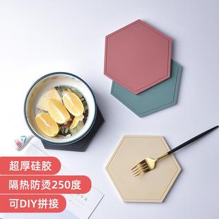 房垫杯锅专菜垫垫子垫垫盘 砂热硅胶隔厨餐桌汤垫烫碗防垫无品牌