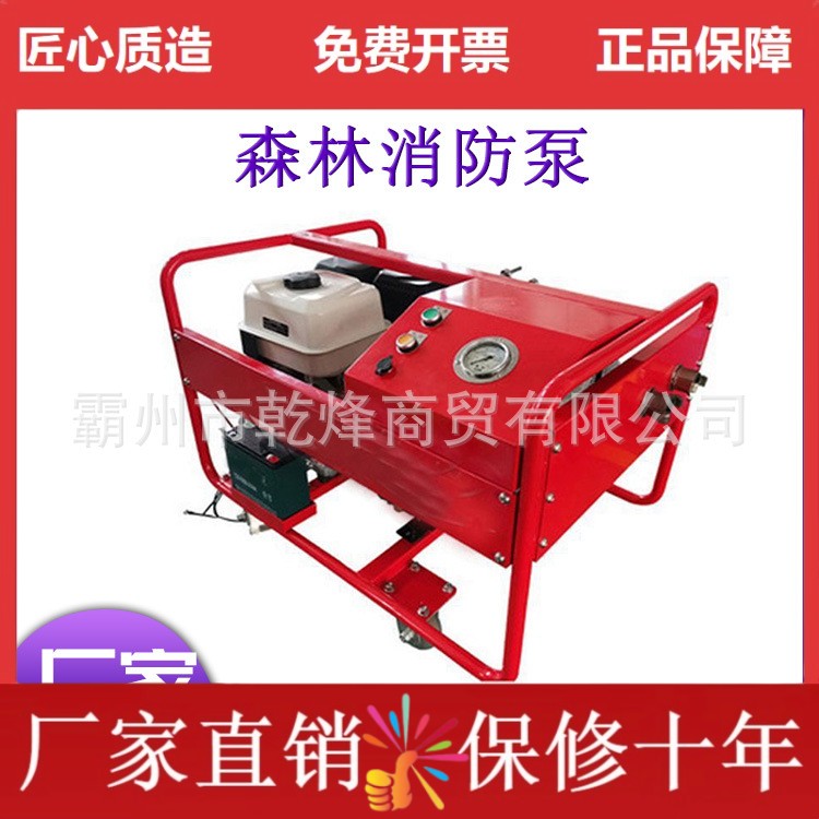 SQ80/13-25森林消防泵手抬式高压自吸泵单缸四冲程机动消防水泵