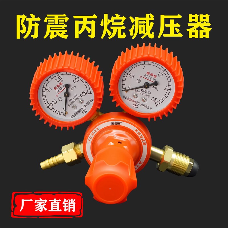 十大品牌减压器气压压力表气体B减压阀表稳压阀液化气煤气减压表