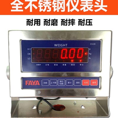 德国品质AYA叉车秤称重头地磅E600E550IE310B电子秤不锈钢显示器