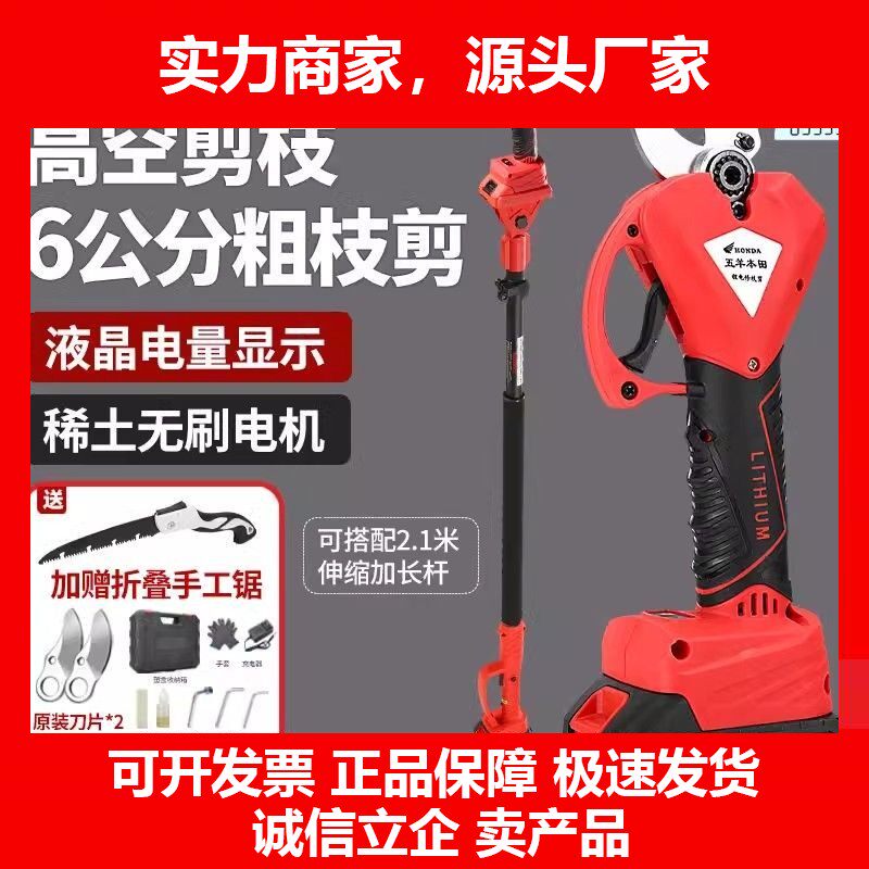 强力电剪刀果园修枝剪树枝专用电动无线锂电园林修剪工具十大品牌