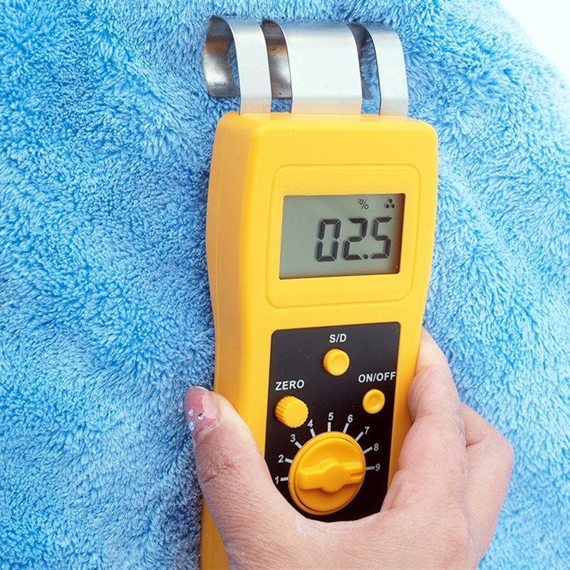 德国品质DM200T感应纺t织水分测定仪皮革布料服装筒子纱线水份检