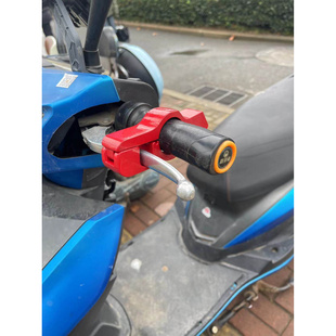 防盗车把油门锁头锁电动车摩托车自行车电瓶车便携把手锁刹车锁