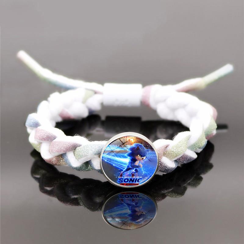 新款刺猬索尼克小狮子手链反光手绳Sonic The Hedgehog音速小子手